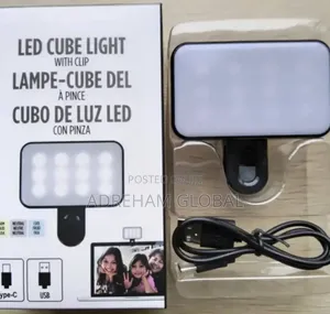 Portable Multifunctional Rechargeable(Clip-on Led)For Selfie