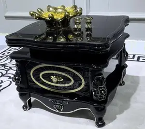 Royal Wooden Side Stool With Drawer