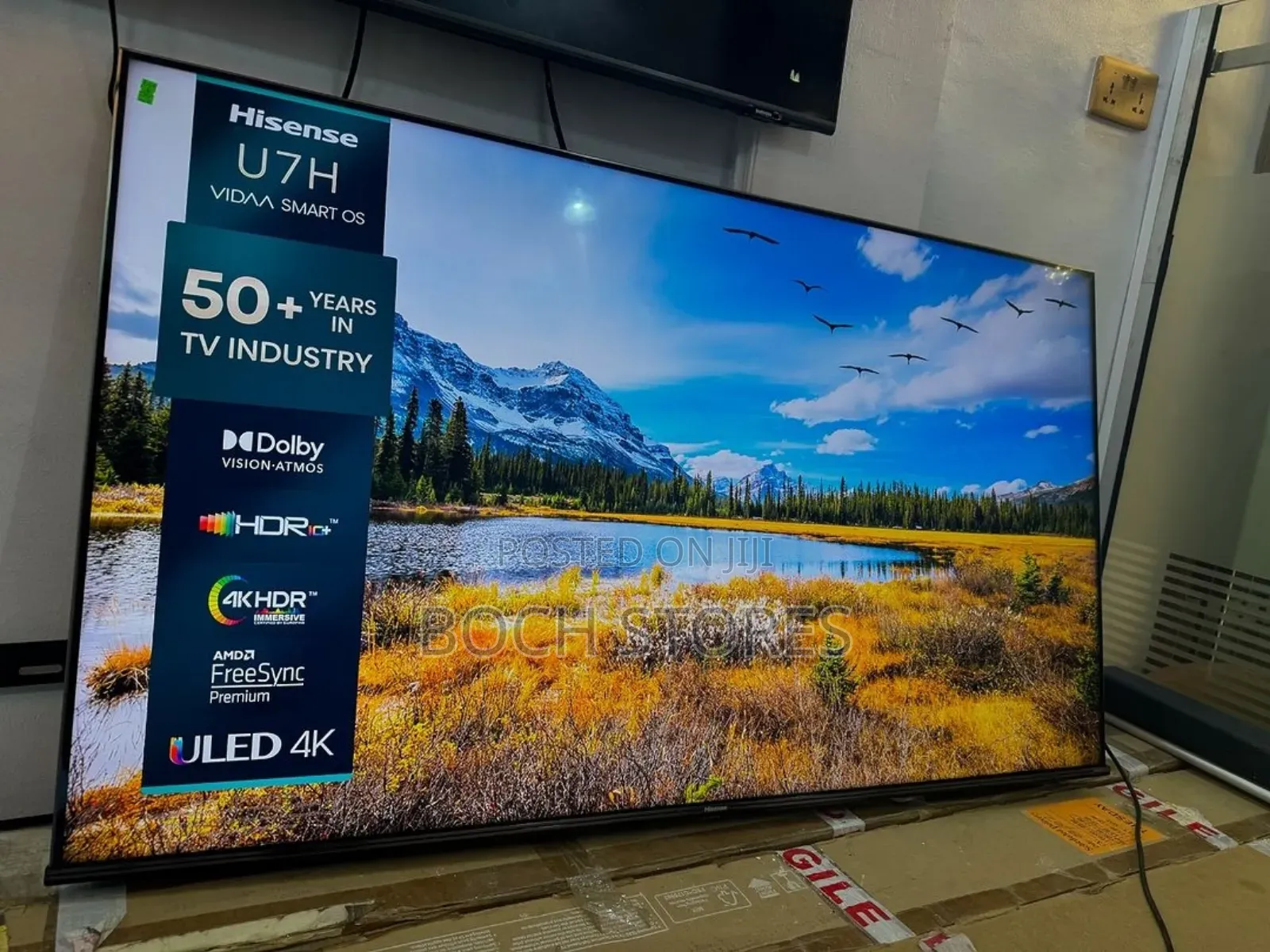 Hisense 55inches Smart Tv With Satellite and Bluetooth