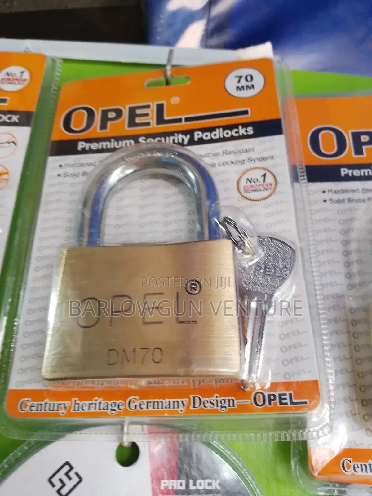Opel Top Security Padlock 70mm