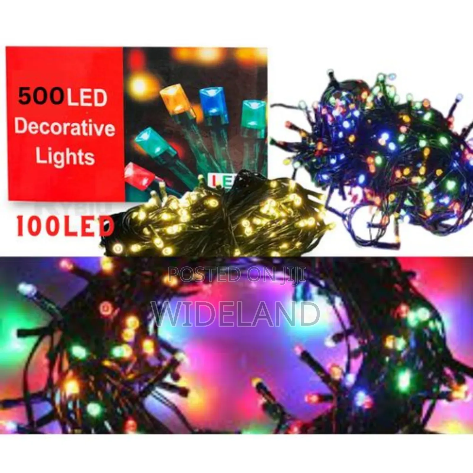 100 LED Christmas Lights - Versatile Colours