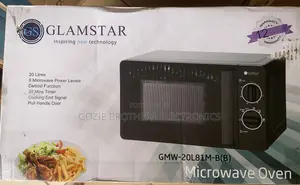 GLAMSTAR 20 Liters MICROWAVE OVEN (Black)