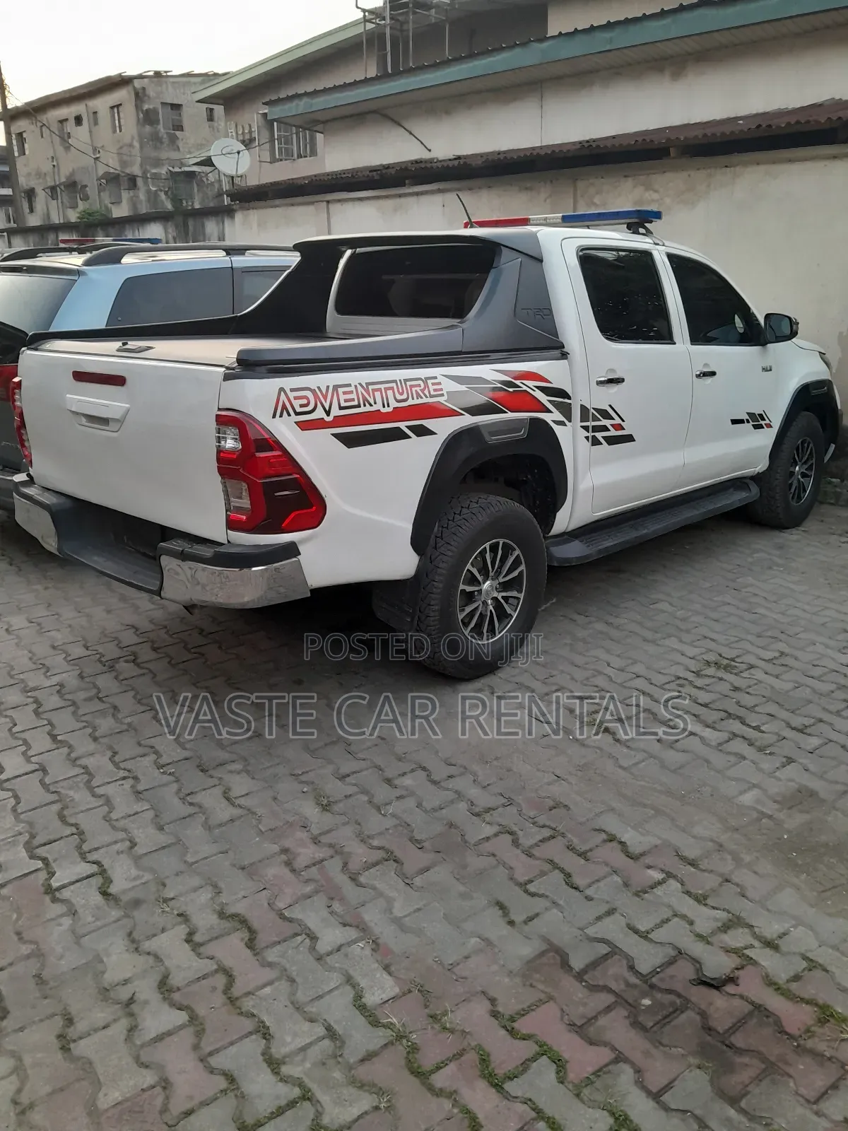 White Toyota Hilux 2020 for Hire/Rent(Airport and Full Day) in Ikeja