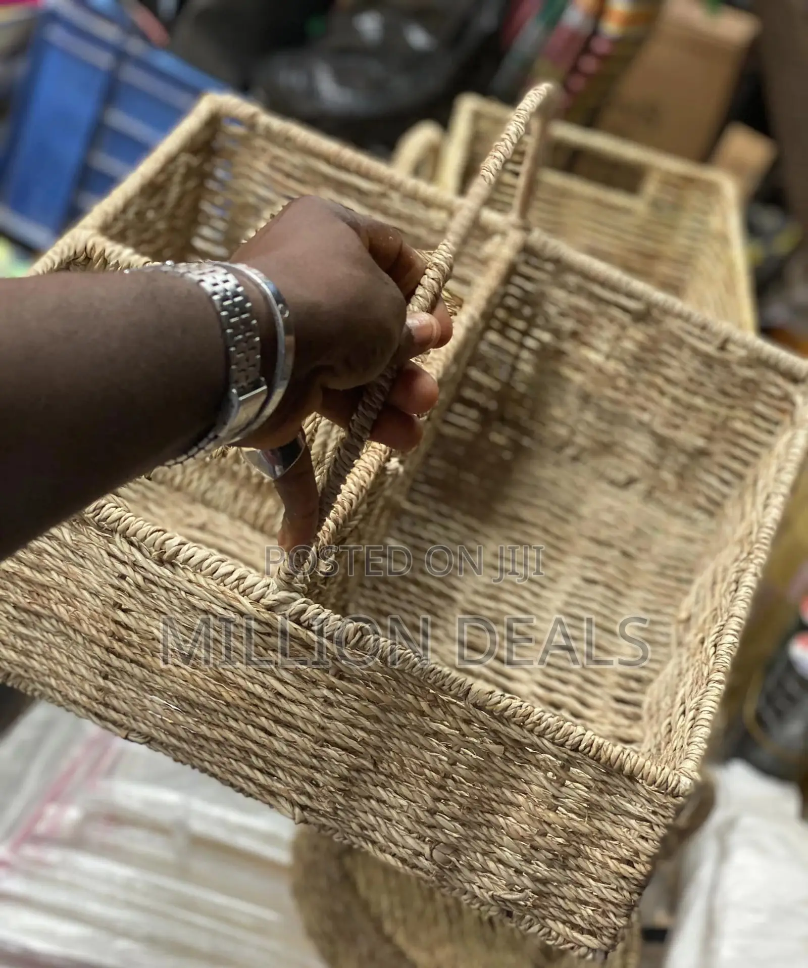 3 in 1 Cool Rattan Hamper Gift Basket