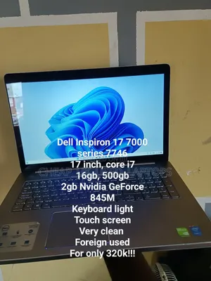 Laptop Dell Inspiron 17 7746 16GB Intel Core I7 HDD 500GB