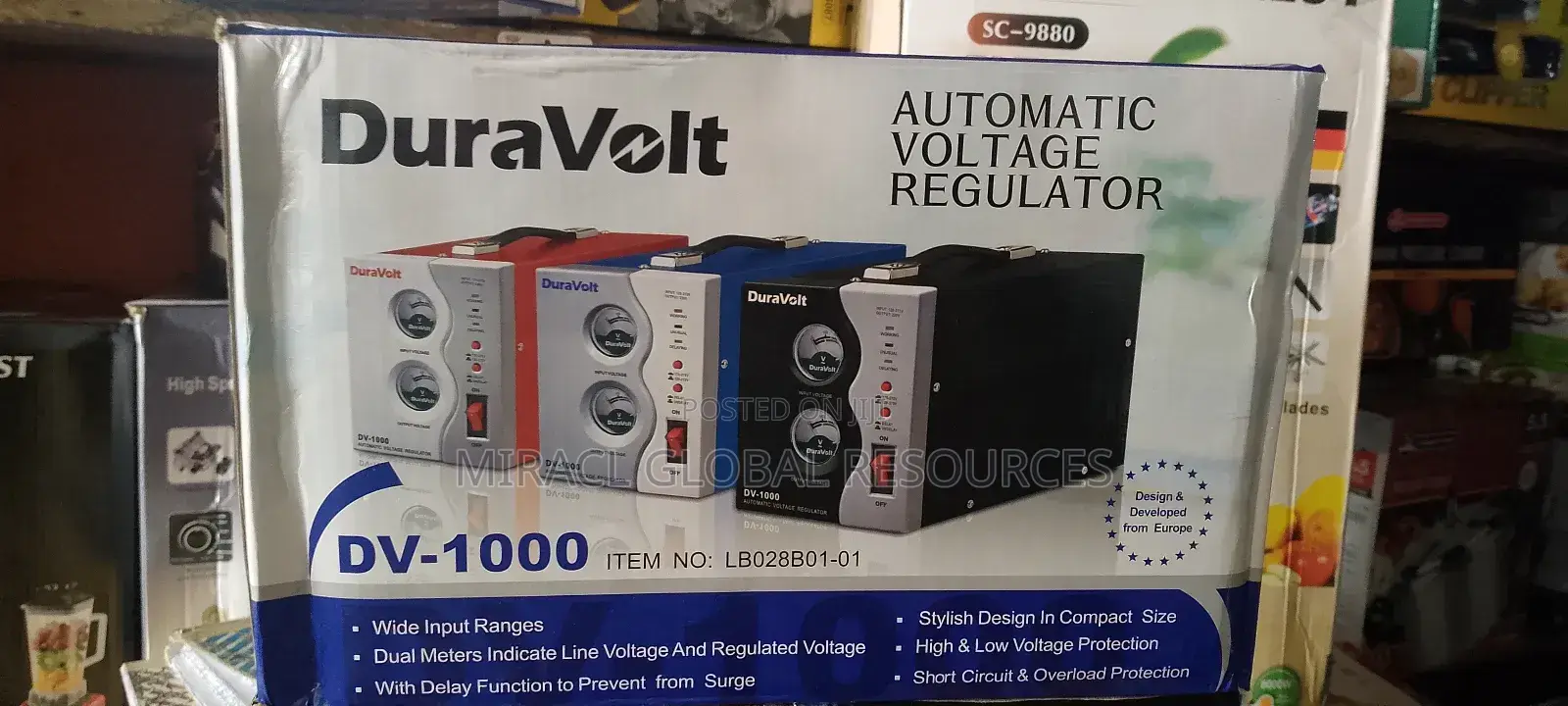Duravoit Automatic Voltage Stabilizer 1000w