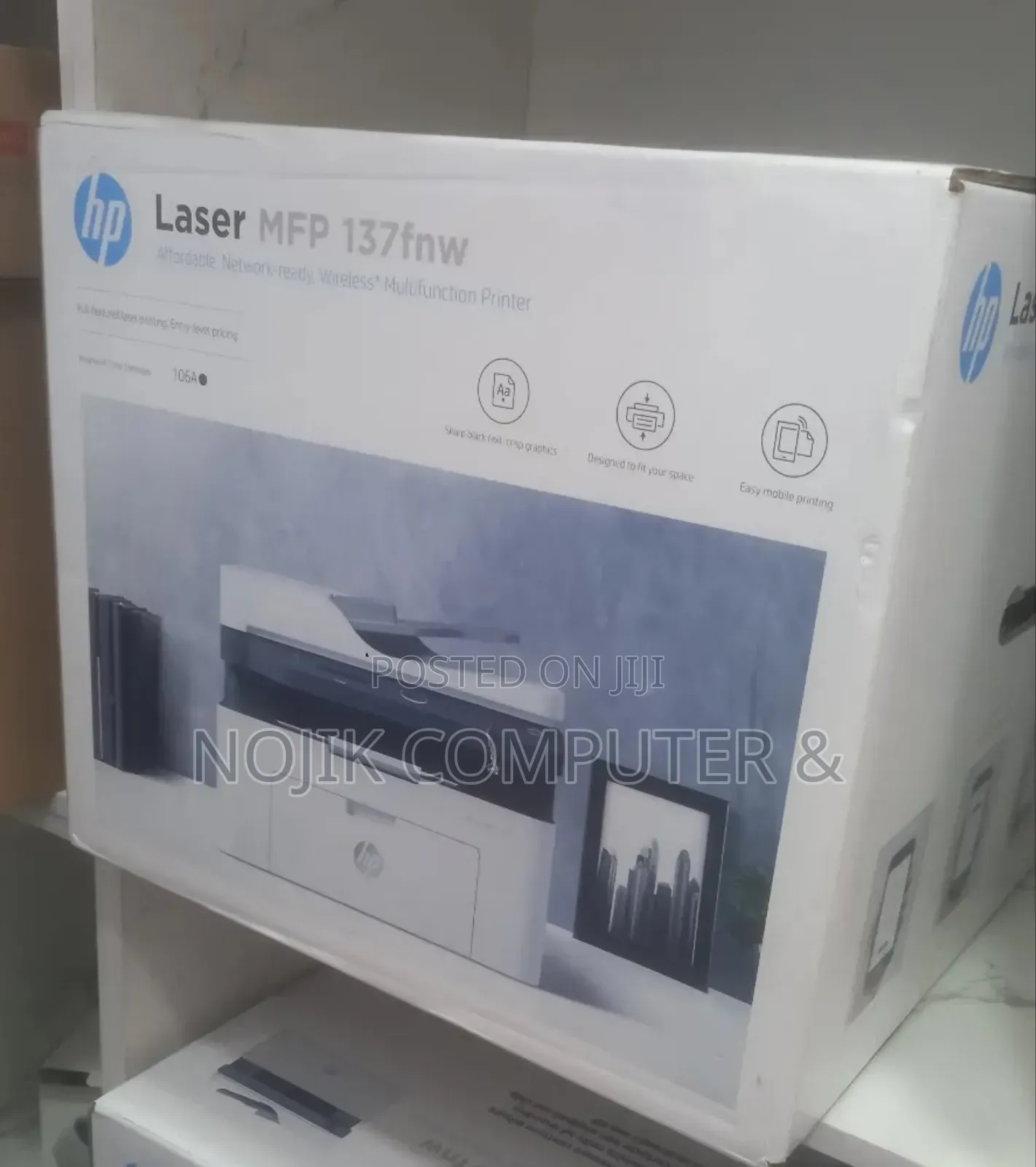 Hp Laserjet MFP 137fnw Monochrome Multi-Function Printer