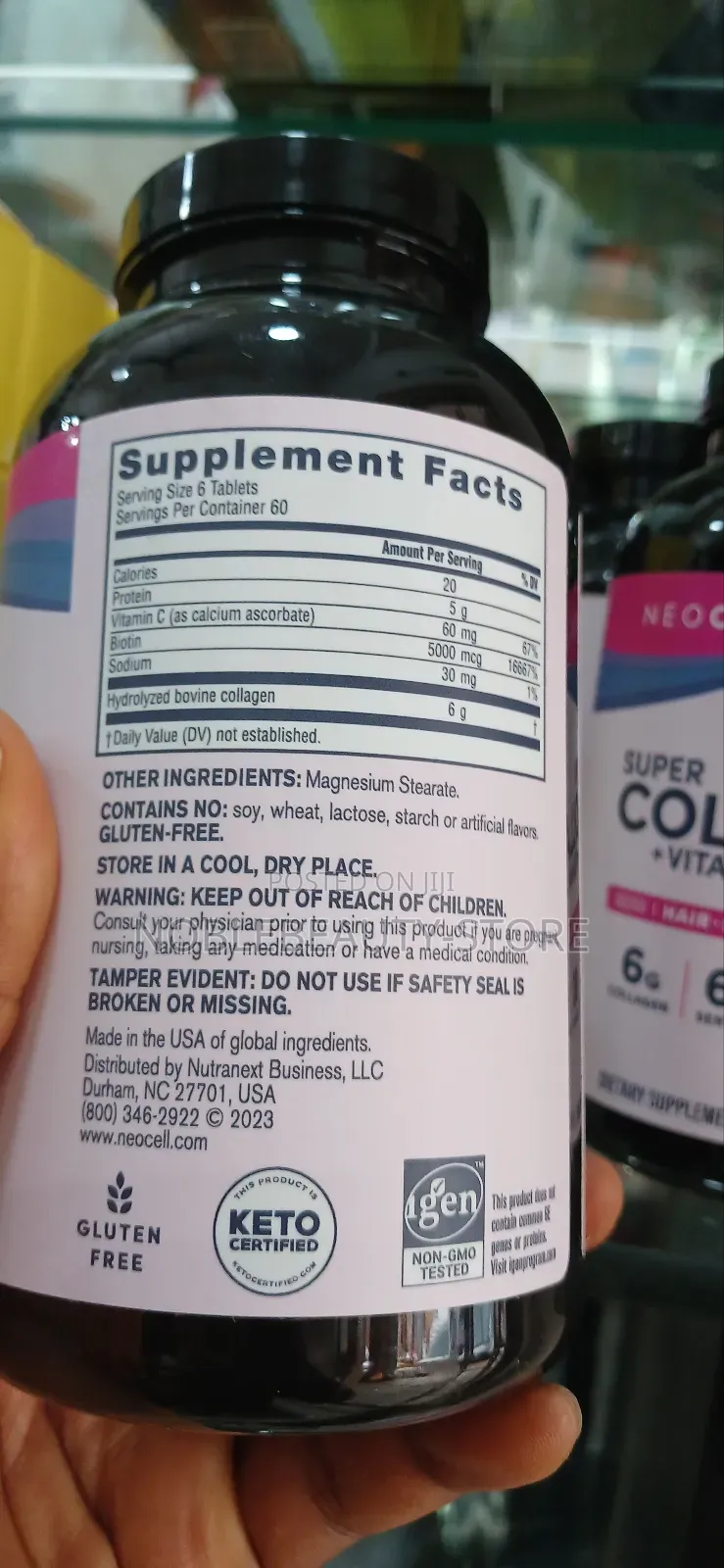 NEOCELL Super Collagen + Vitamin V And Biotin (360 Tablets)