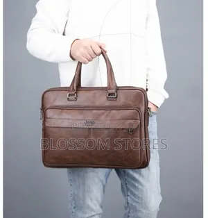 Jeep Buluo Luxury Leather Men’S Office/Laptop Bag