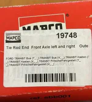 Track Rod End for Ford Transit Mk3 Minibus (Ve6) 1.6 Engine