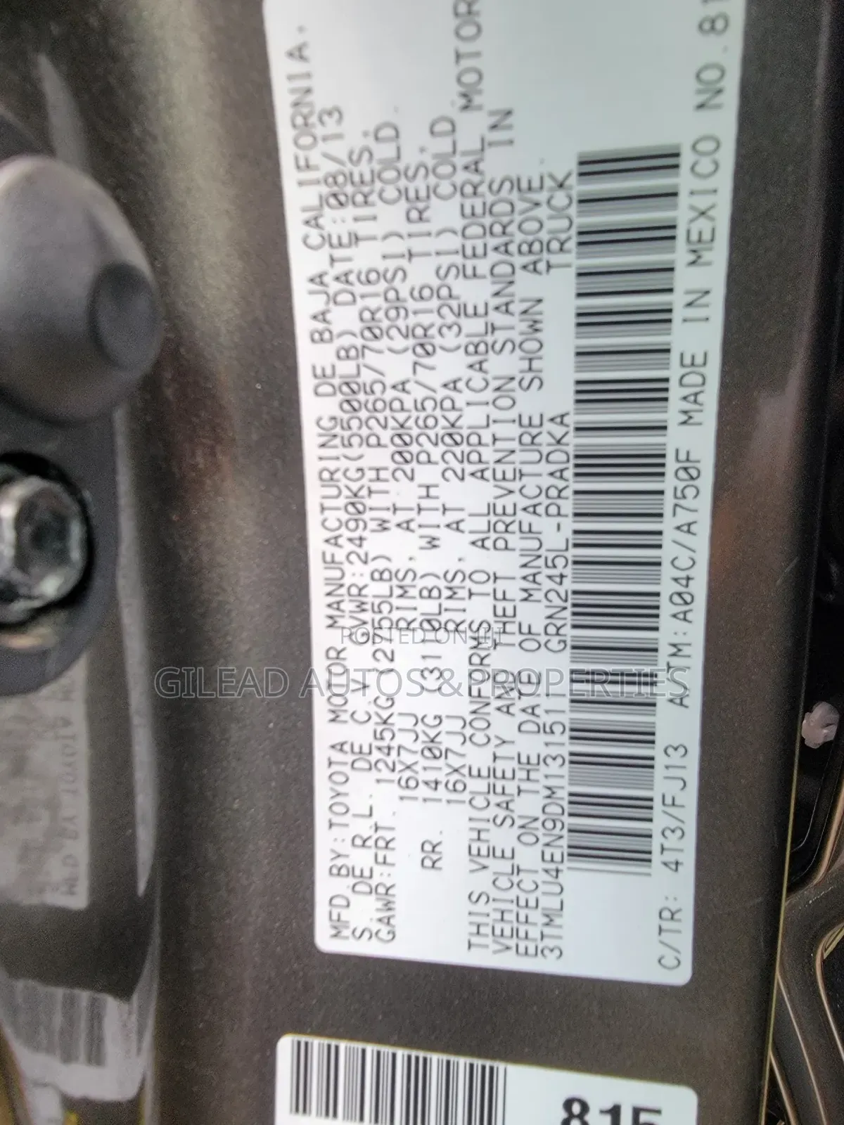 Toyota Tacoma 2014 Gray