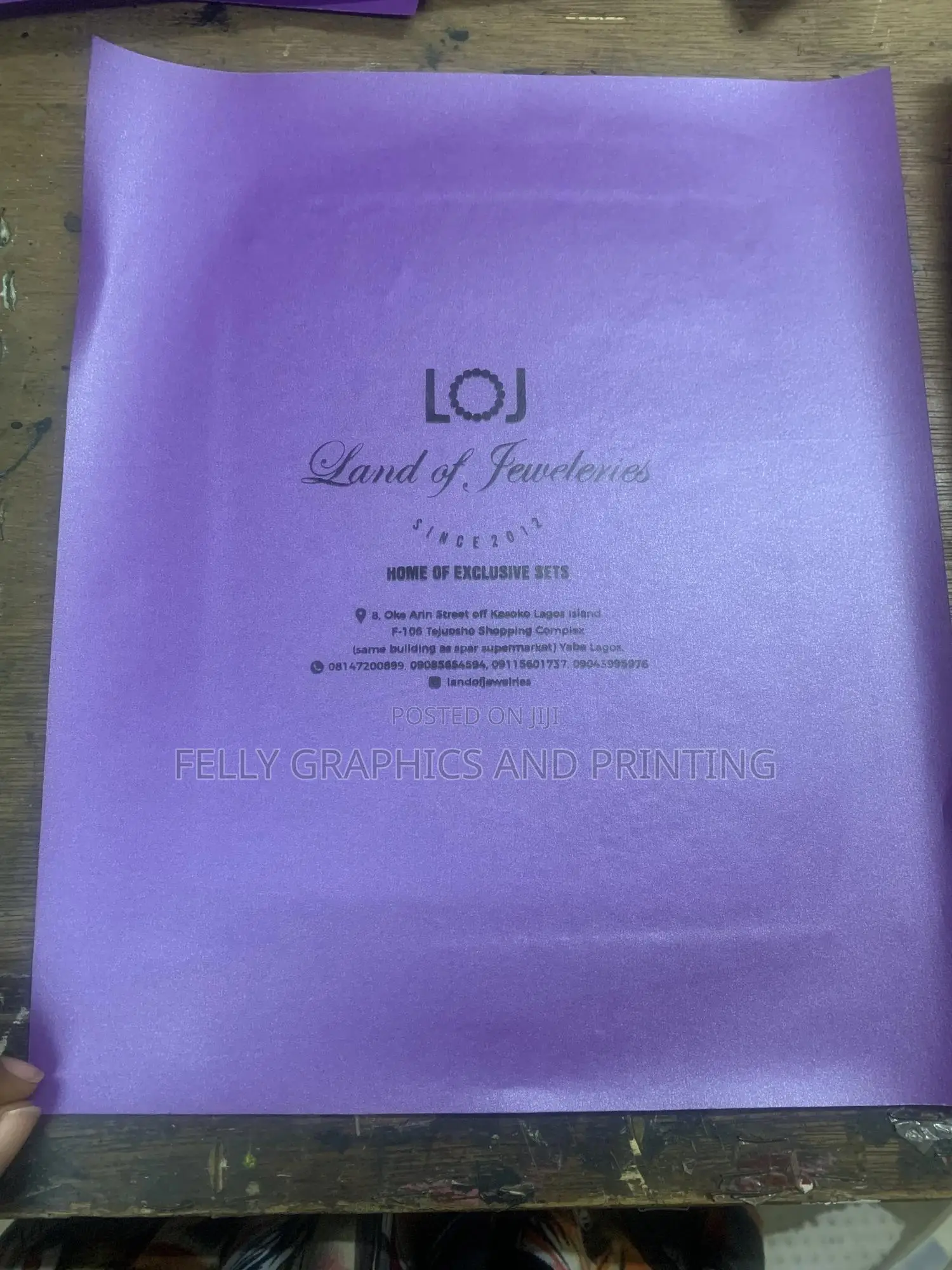 Branding on Box
