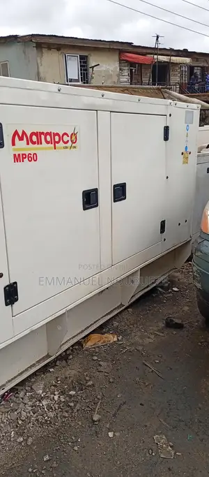 60kva U.K Used Marapco Perkins Soundproof Generator Almost N