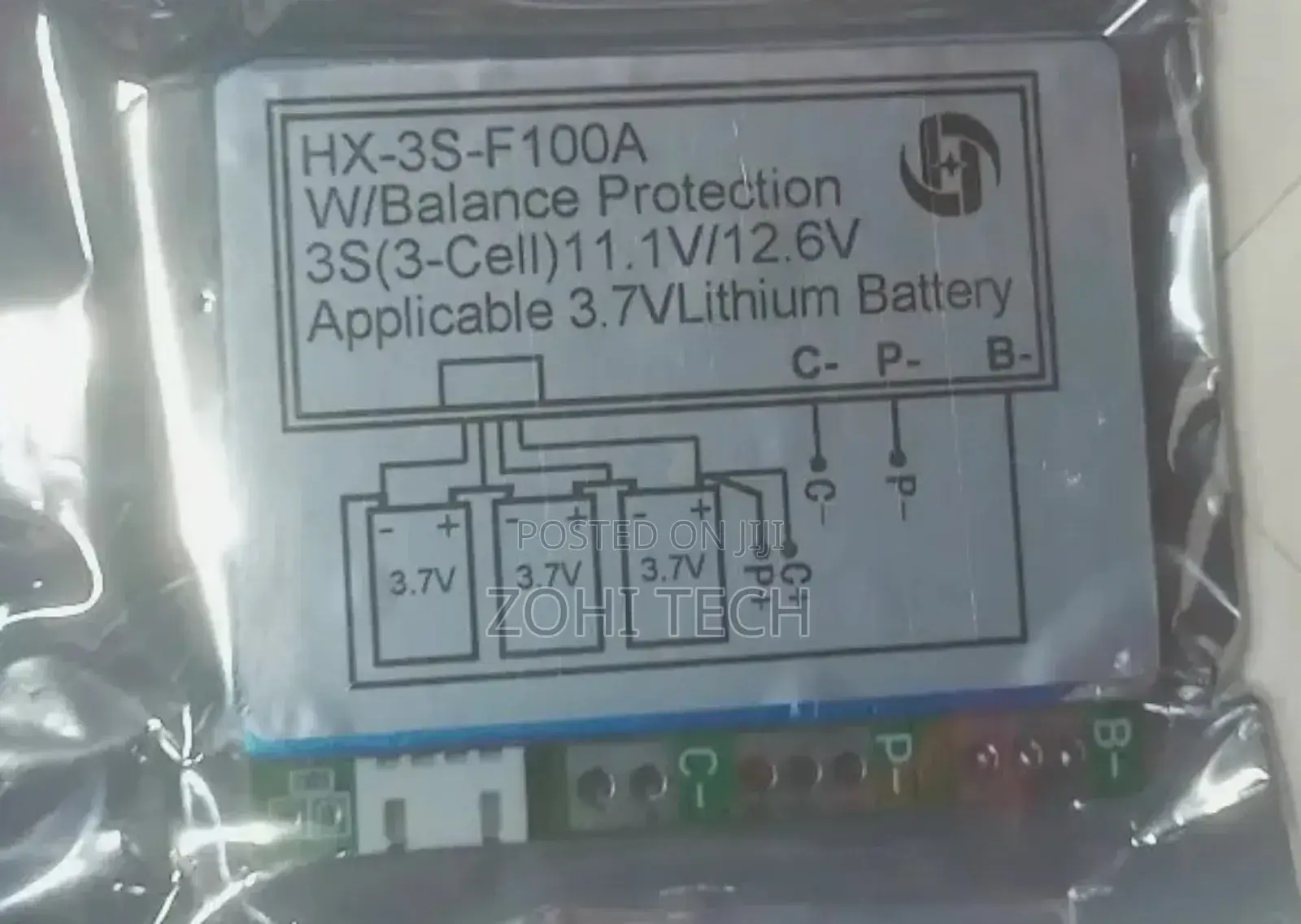 100A 3S BMS Battery Management System