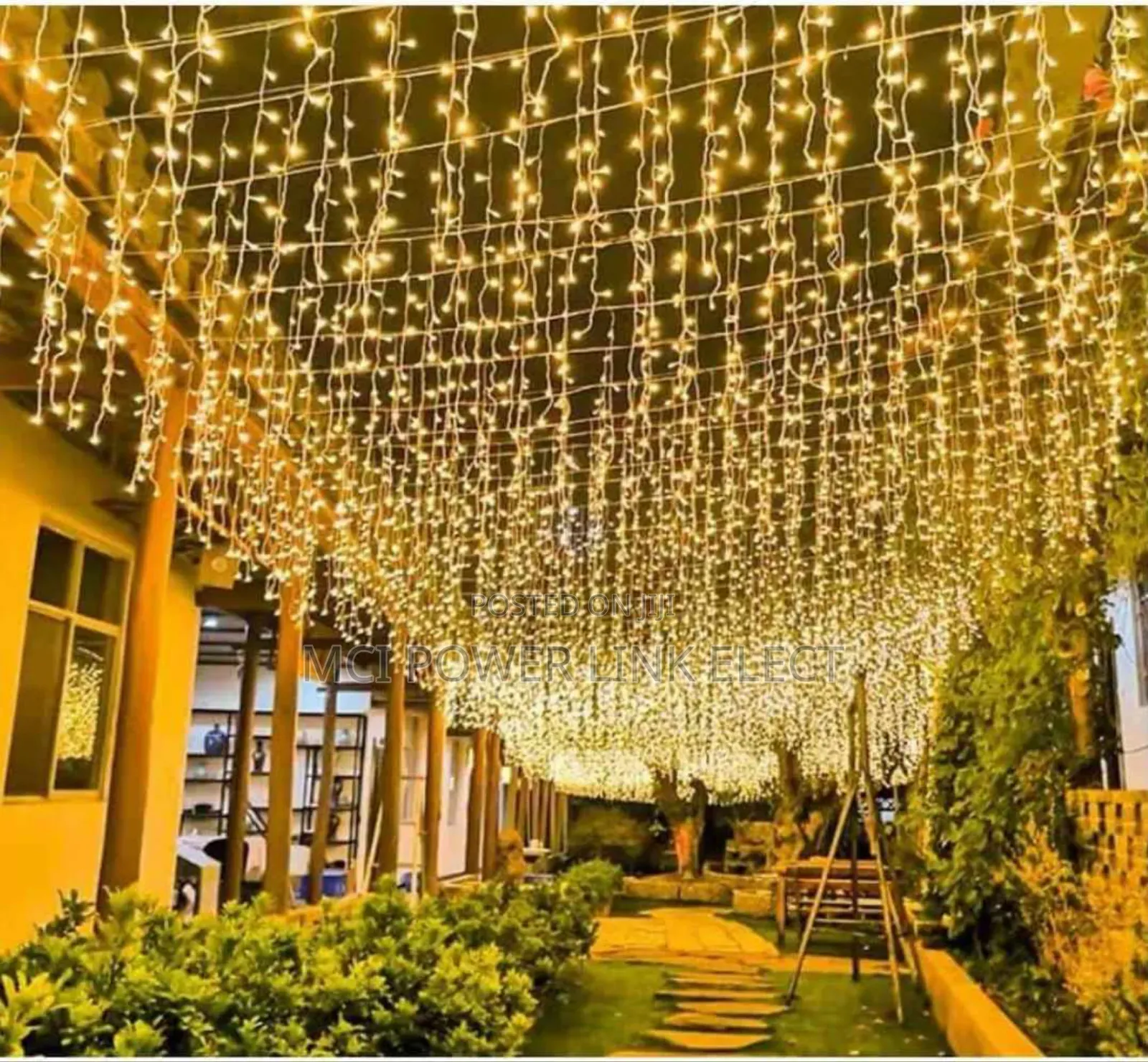 Warm White Icicle LED String Light