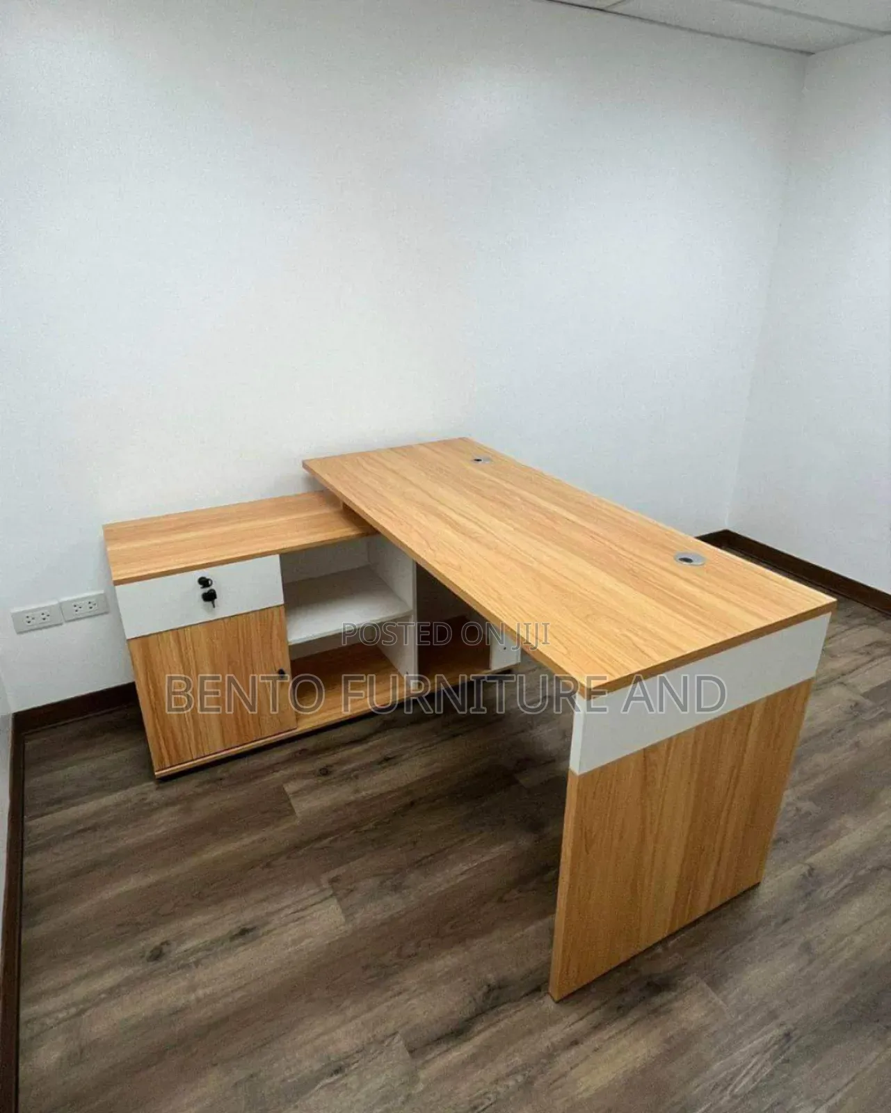 Office Table With Extension Size Cupboard