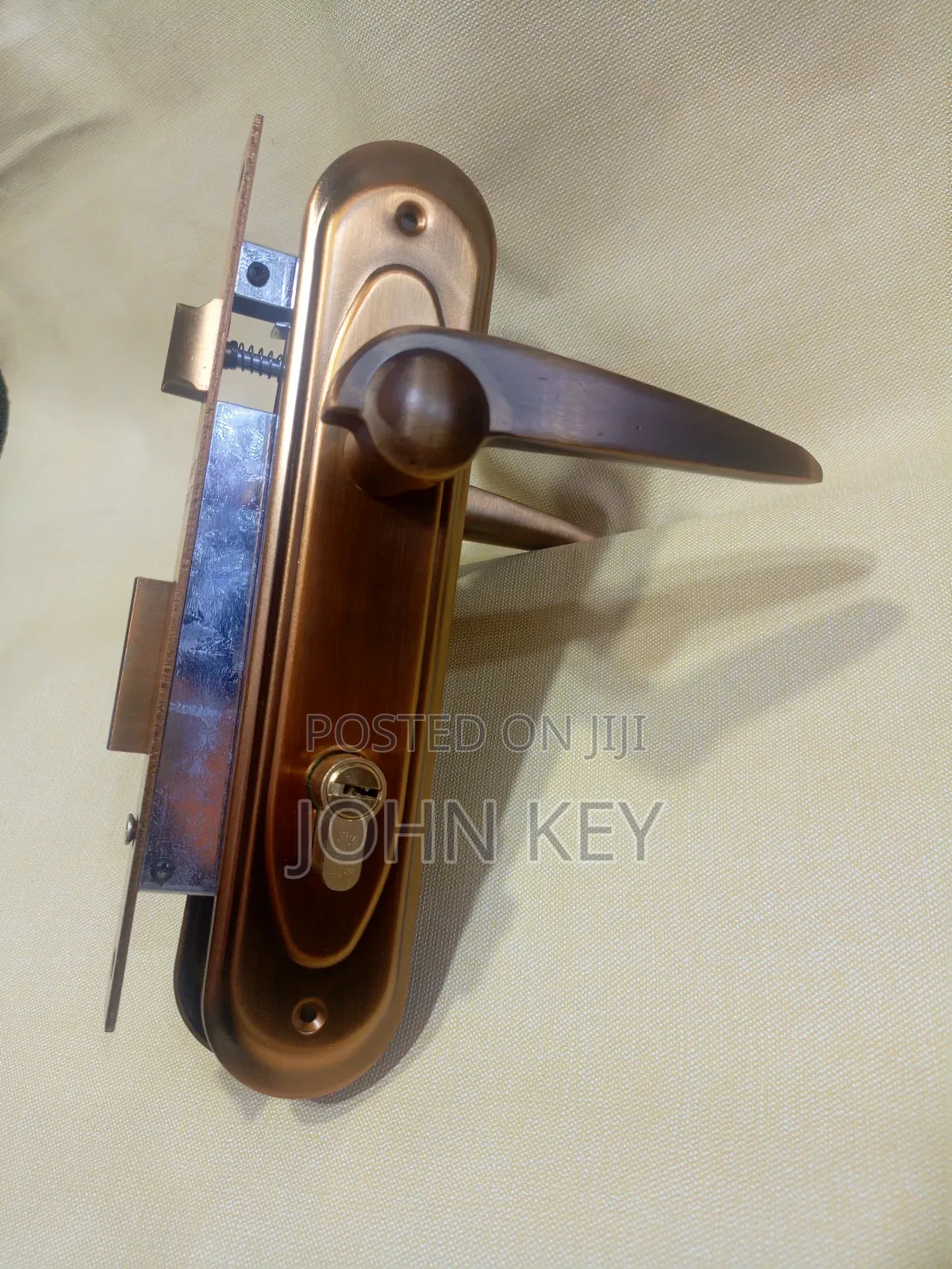 Security Lock and Cylinder With Handle