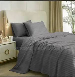 Wooden Blinds And Bedsheets