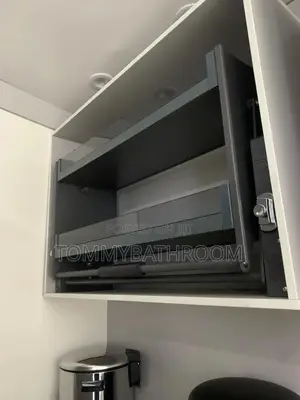 Pull Down Plate Rack 80cm