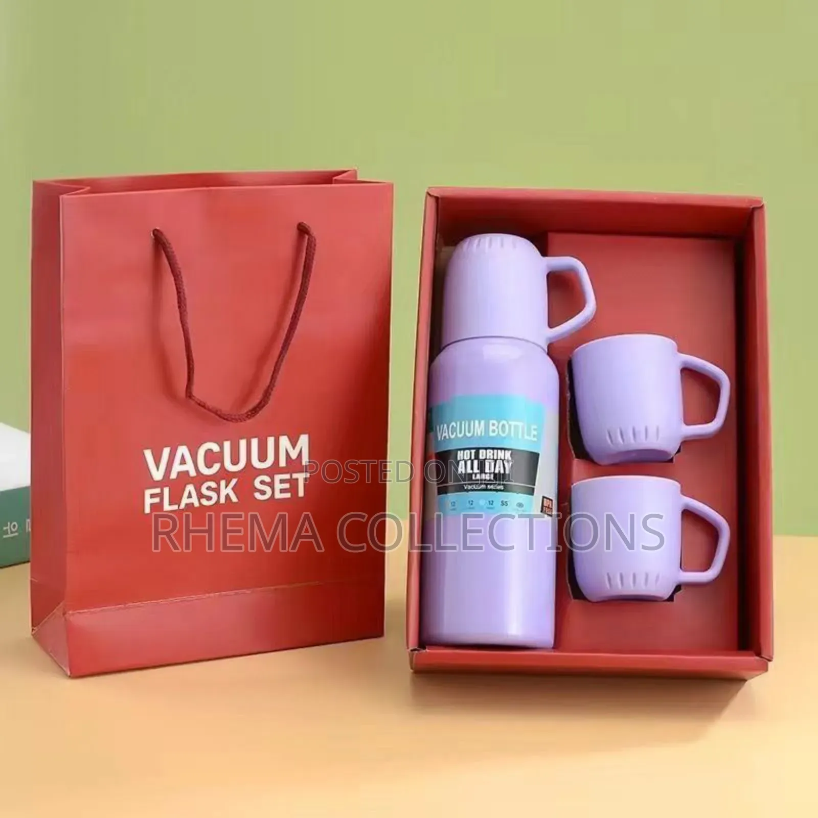3in1 Vacuum Flask Set Gift Set