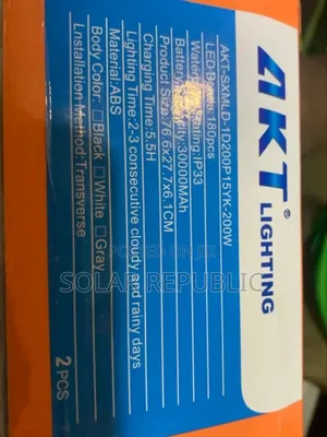 AKT 200W Solar Streetlight