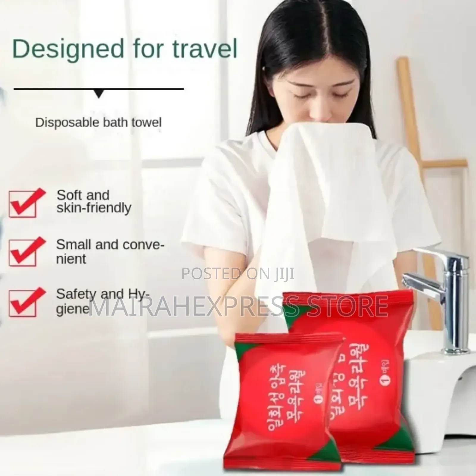Disposable Compressed Thick Bath Towels Ba