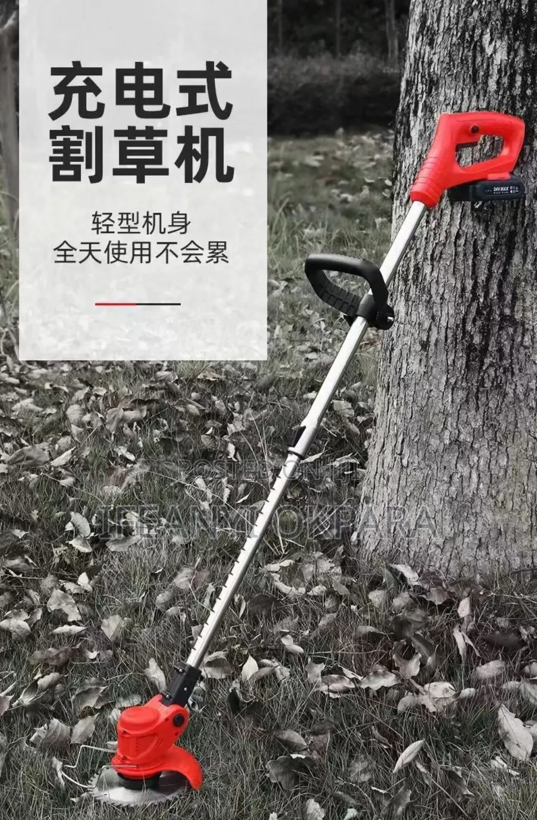 Grass Cutting Machine With 2 Powerful 98v Batteries