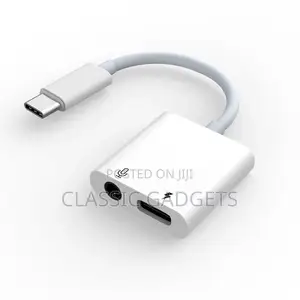 2 in 1 Type C to 3.5mm Charging Audio Adapter