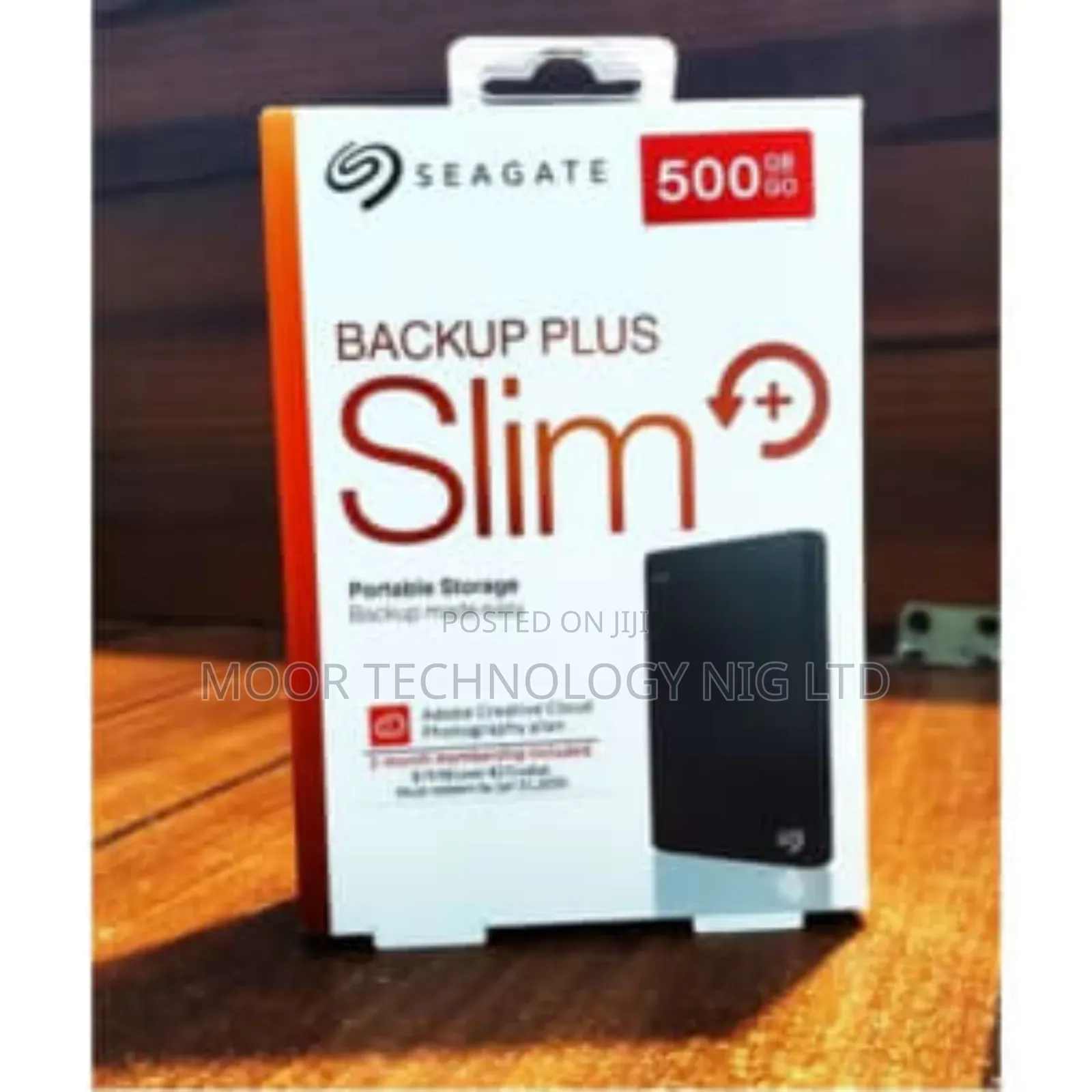Seagate 500gb Backup Plus Slim Portable External Hard Drive