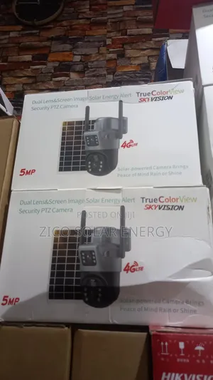 Double Lens Solar Camera PTZ