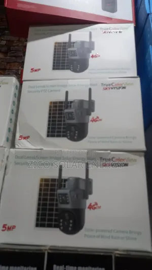 Double Lens Solar Camera PTZ