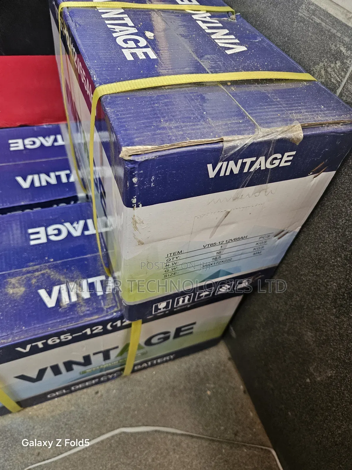 65a 12v Vintage Gell Battery