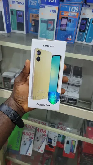 New Samsung Galaxy A06 128 GB Black