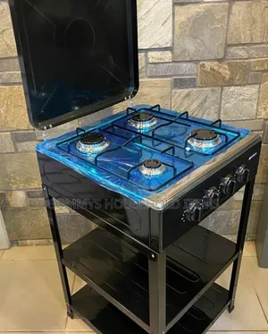 4burner Eurosonic Standing Gas Cooker With Shelf