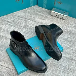 Men's Leather Ankle Boots