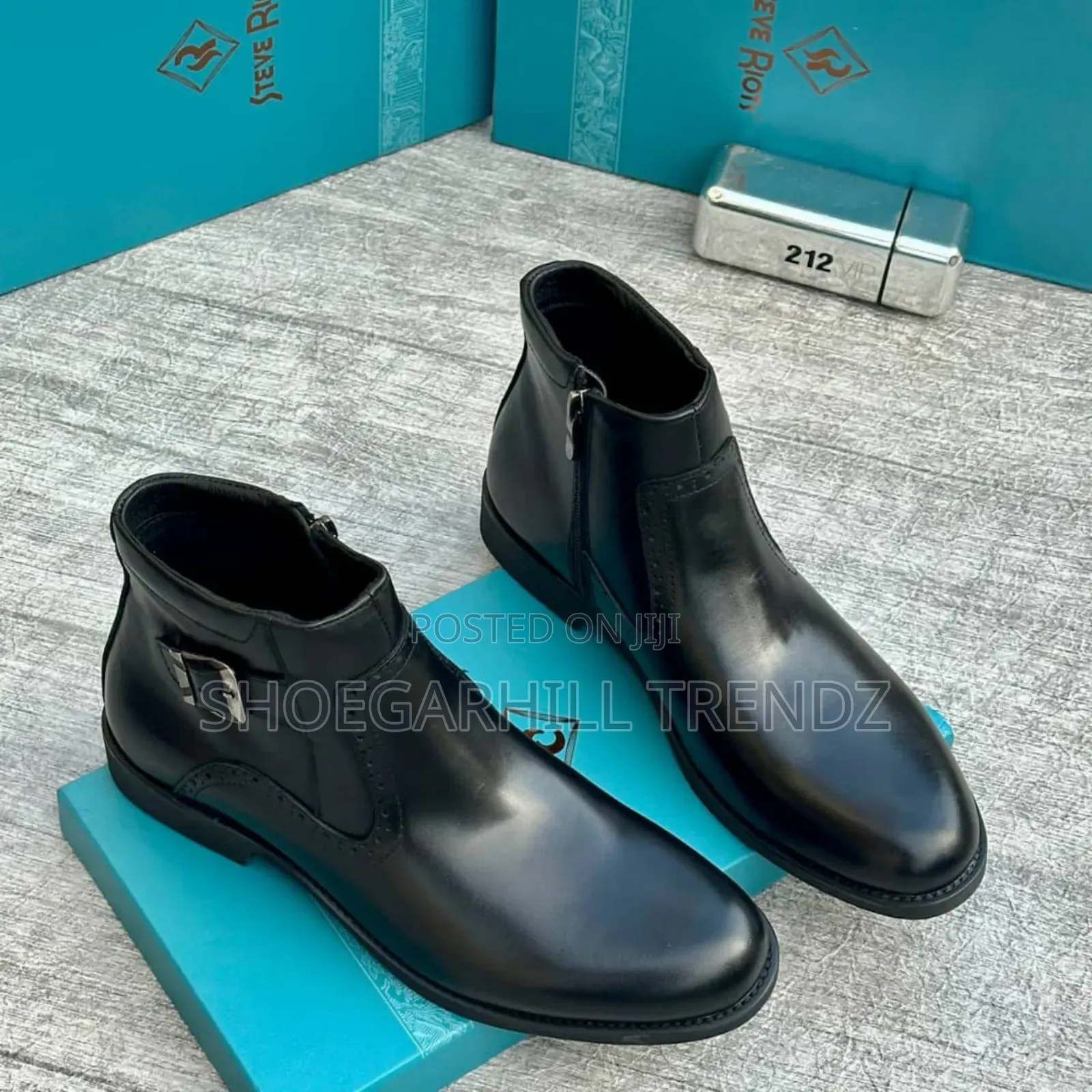 Men's Leather Ankle Boots