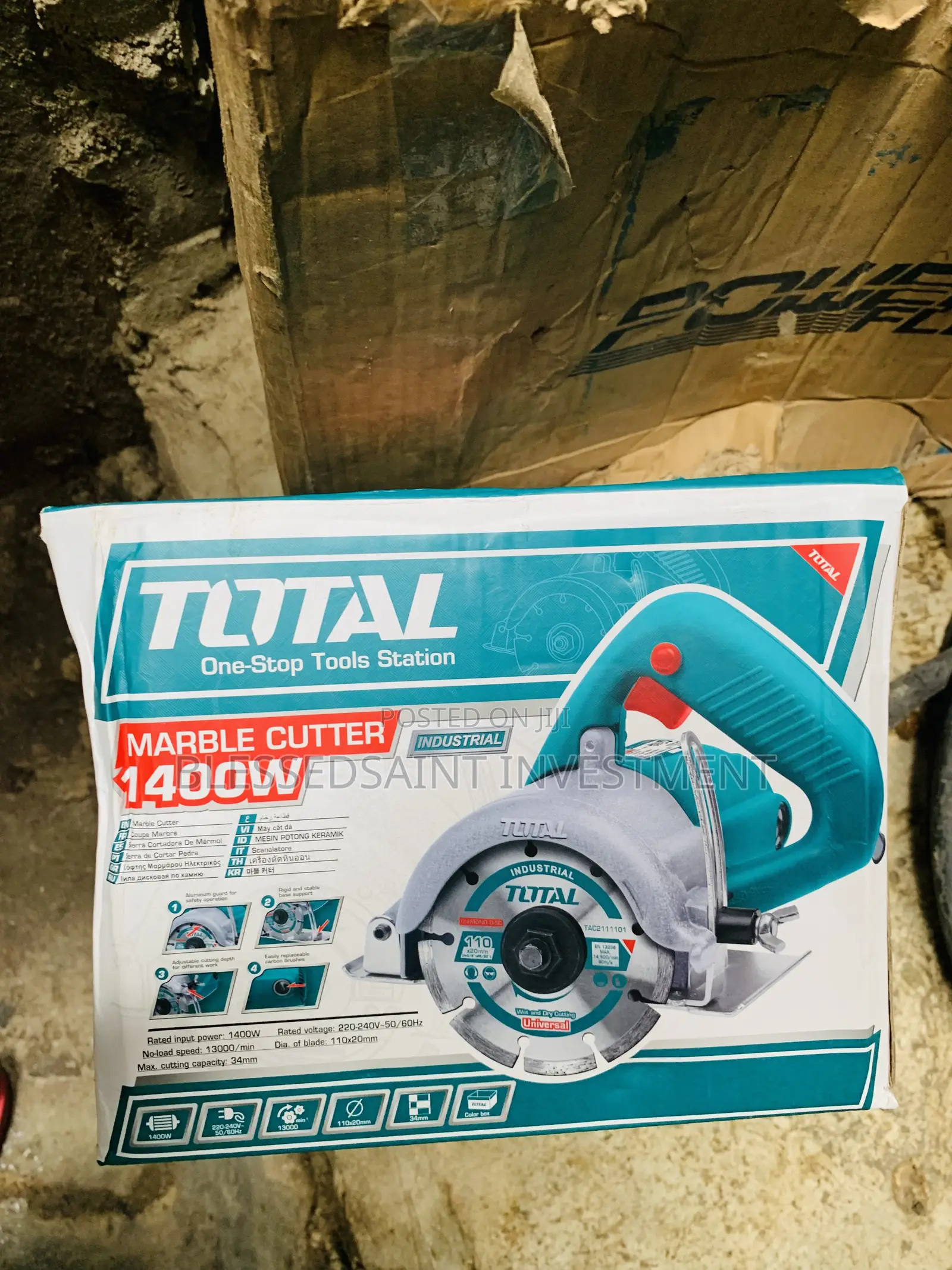 Total Marble Cutter 1400w