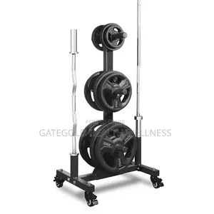 M395oly Mobility Olympic Plate Storage Tree (With 4 Wheels)
