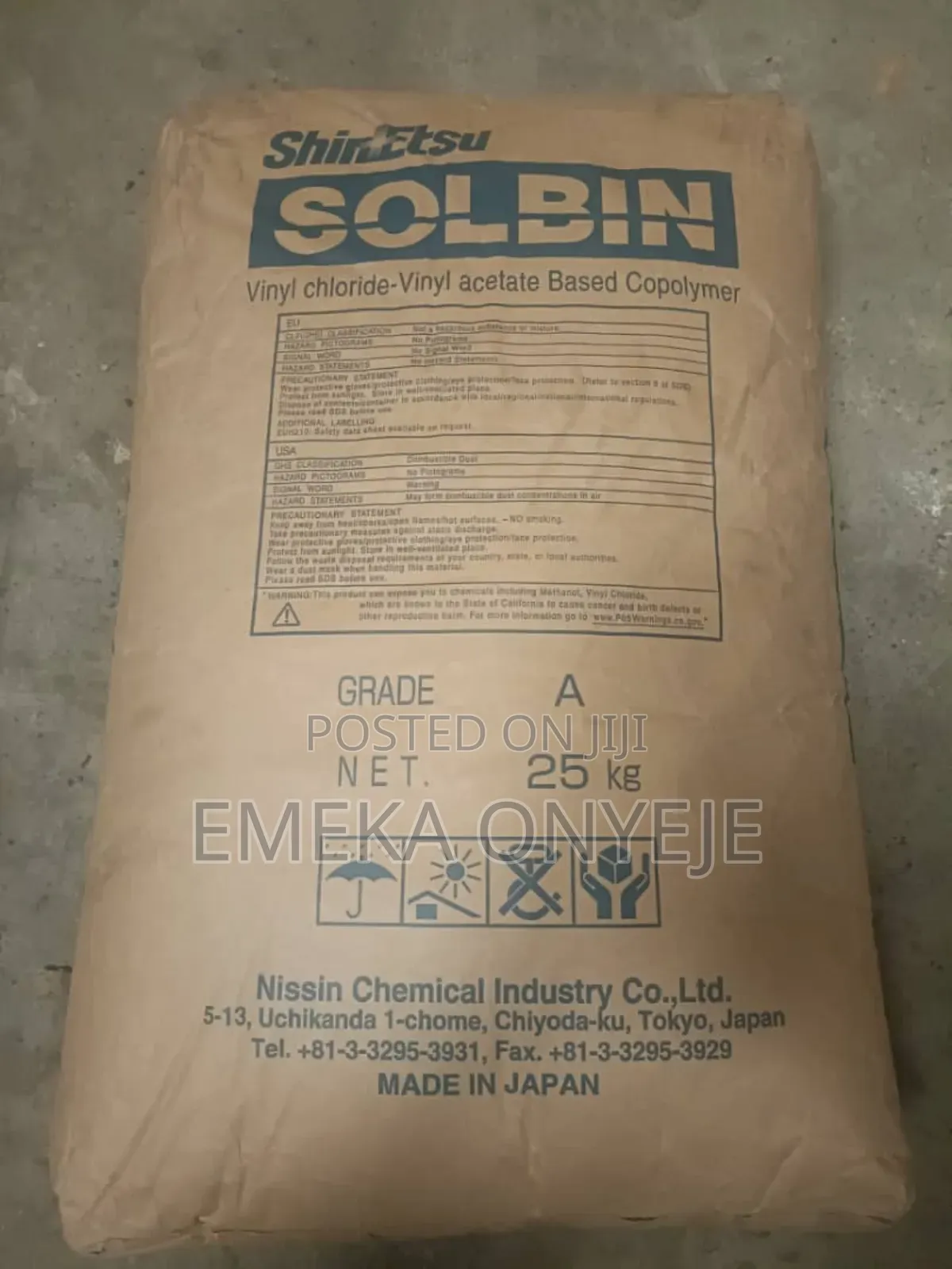Solbin a ,Vinyl Chloride ,Vinyl Acetate Based Copolymer