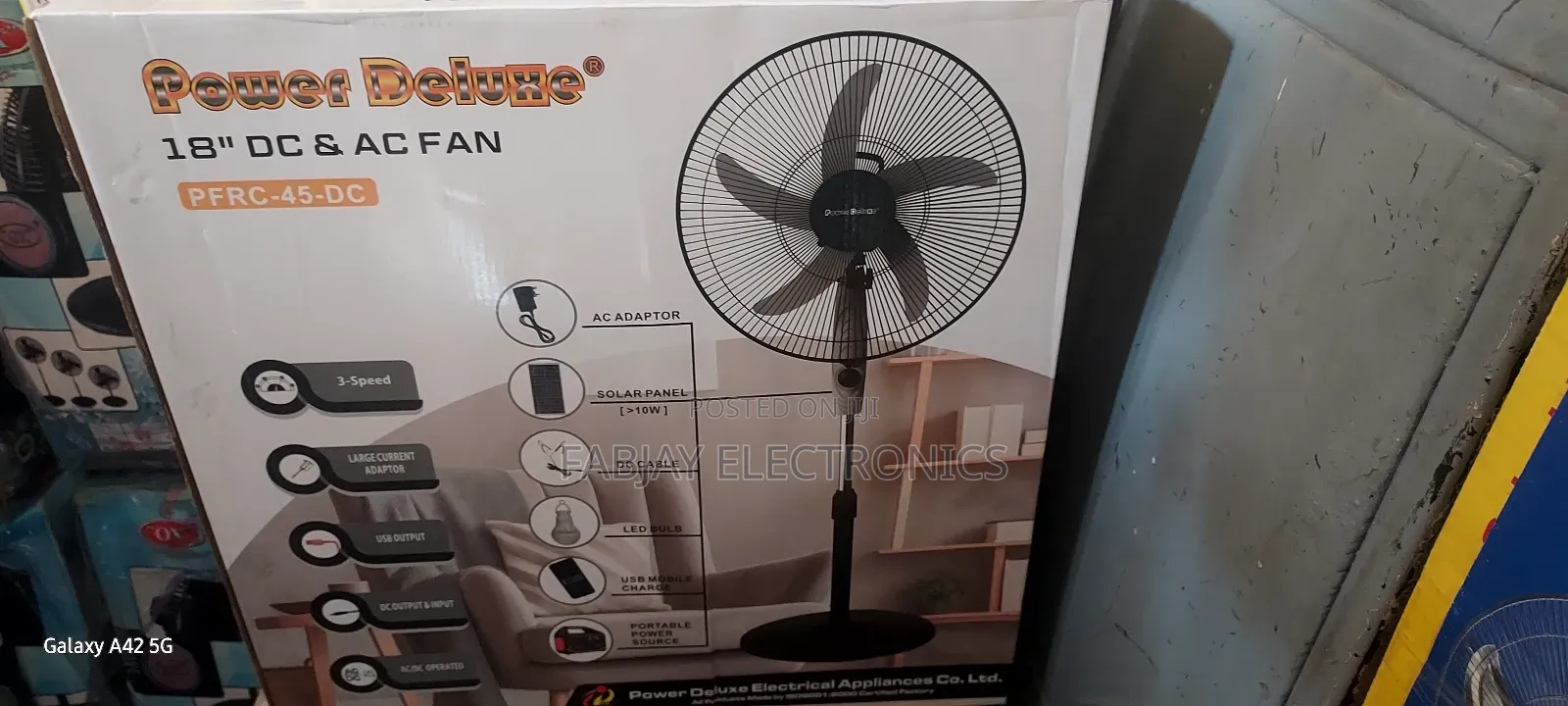Power Dulex Solar Fan