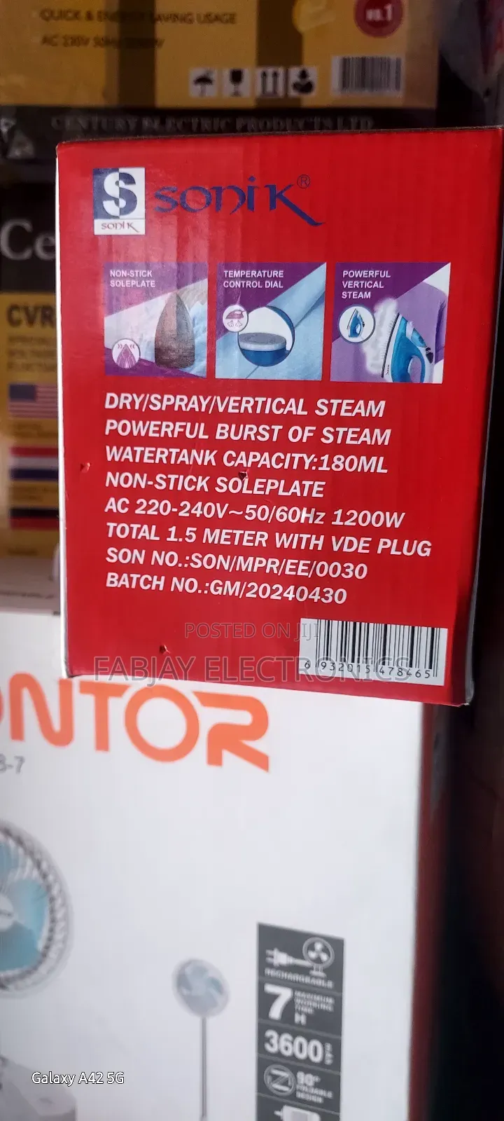 Sonik Steam Iron
