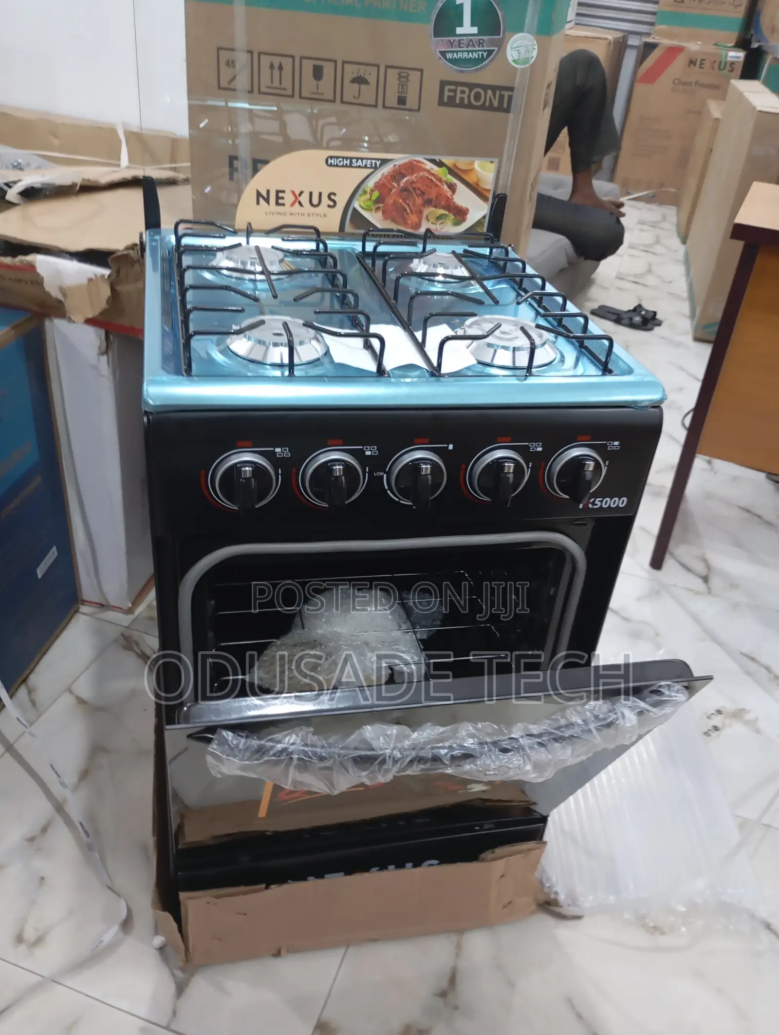 Self Clean Nexus 4+0 Auto Ignition Gas Burner (NX5055BC) in Ibeju