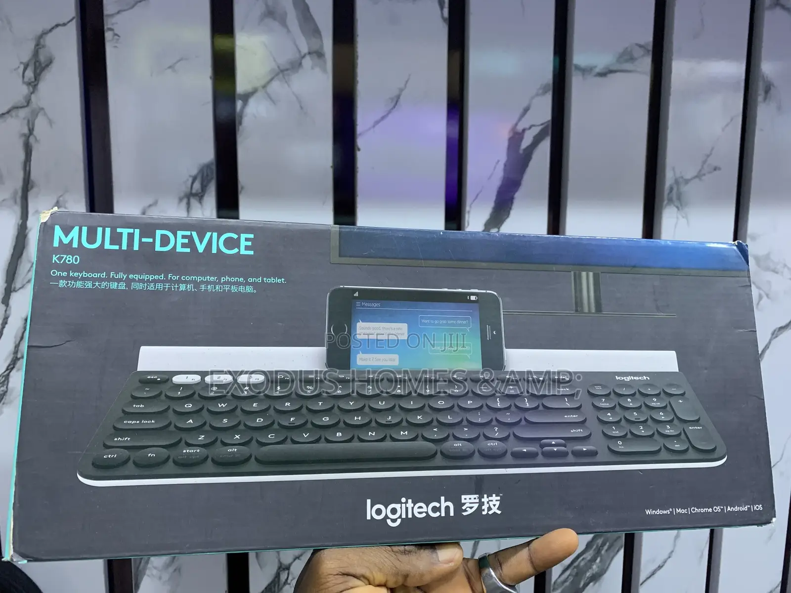 Logitech Multi-Device Wireless Keyboard for Computer