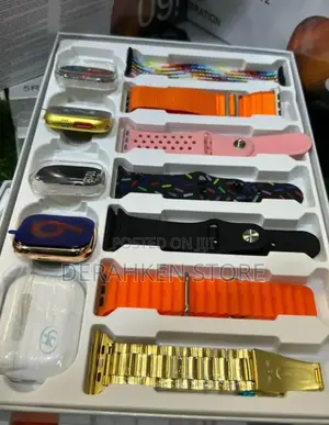 I60 Ultra With 2 Watches, Airpod Pro and 7 Straps