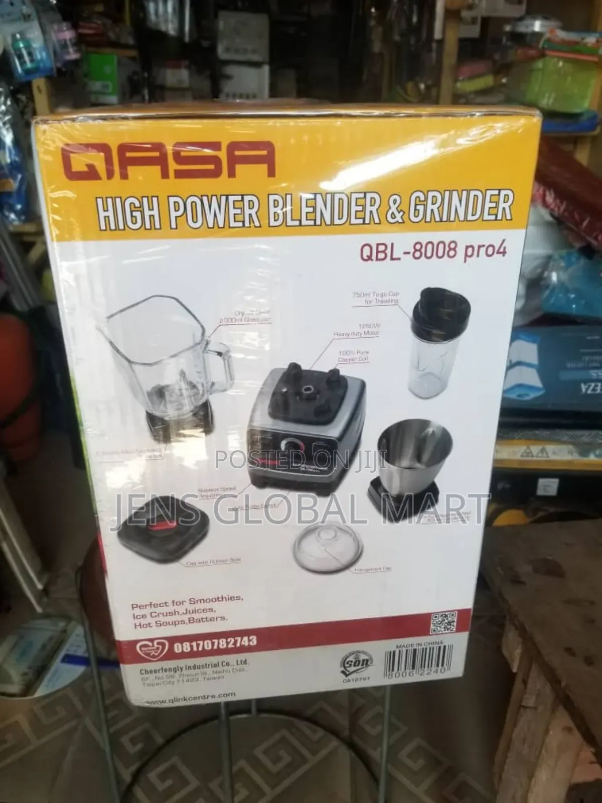 2 in 1 Multi Functional 2L Jar Blender