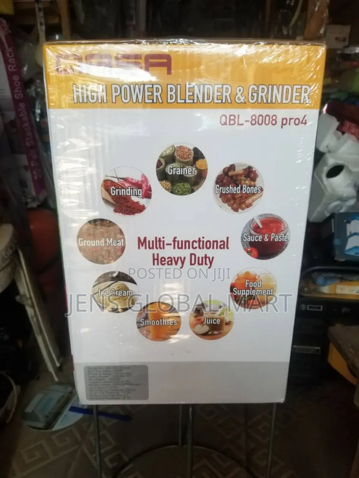 2 in 1 Multi Functional 2L Jar Blender