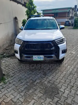 White Toyota 2020 Hilux for Rent/Hire