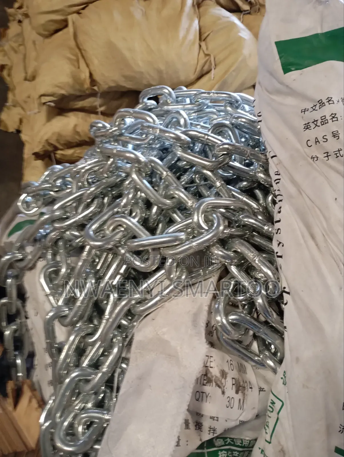 30meters 16mm Galvanize Chain