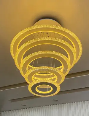 Home Living Room Decoration Vintage Ring Pendant Light