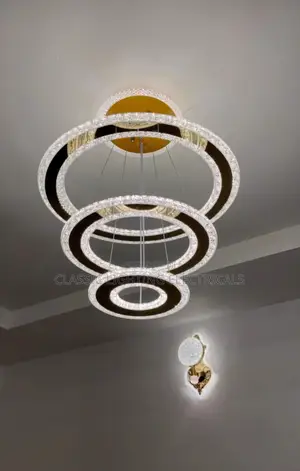 Home Living Room Decoration Vintage Ring Pendant Light